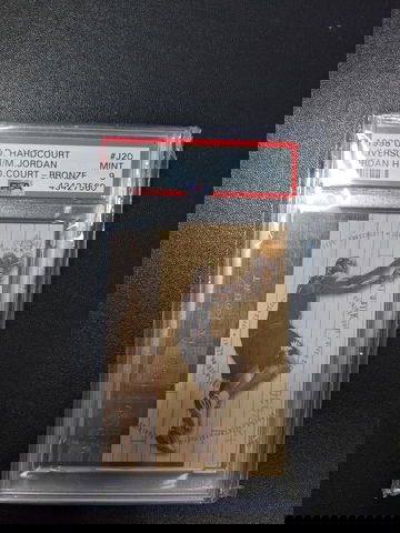 1998 U D Hardcount  #J20 Michael Jordan Allen Iverson PSA 9