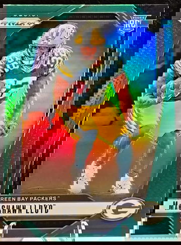 MARSHAWN LLOYD ROOKIE 2024 Panini Prizm Football GREEN PRIZM Packers Color Match