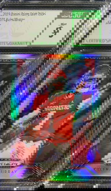 Kyler Murray 2019 Panini Prizm Draft Picks SILVER PRIZM Rookie RC PSA 9 MINT