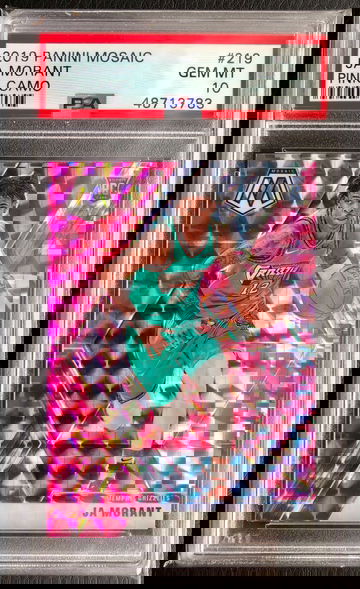 2019-20 Panini Mosaic JA MORANT Pink Camo