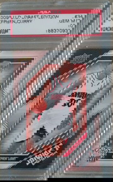 Stephen Curry 2009 UD Upper Deck Draft PSA 10 Rookie RC