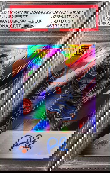 2019-20 Donruss Optic Auto RJ Barrett PSA 10