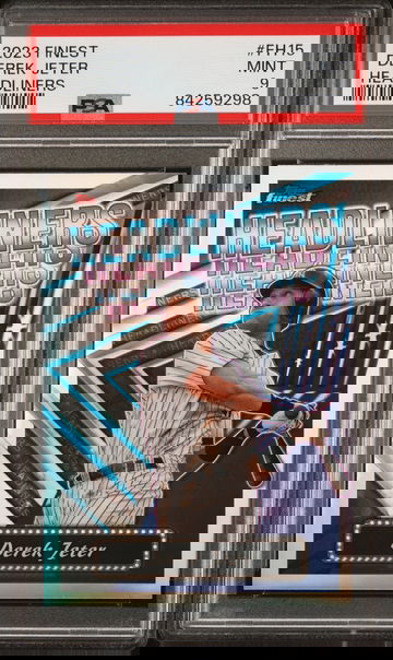 2023 Topps Finest Headliners Derek Jeter #FH-15 PSA 9