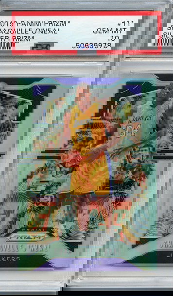 Shaquille O'Neal 2019 Silver Prizm PSA 10 NEP