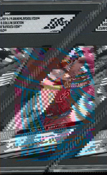 Collin Sexton 2018 Panini Rookie Revolution RC Cubic SGC 10 Gem Mint #D 30/50 SP