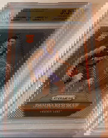 2015 Panini Prizm Devin Booker Rookie Card BGS 9.5 Gem Mint