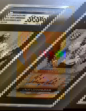 Zach Cunningham 2017 Panini Gold Stnd. Golden Rookie Auto /149 SGC 10 Gem