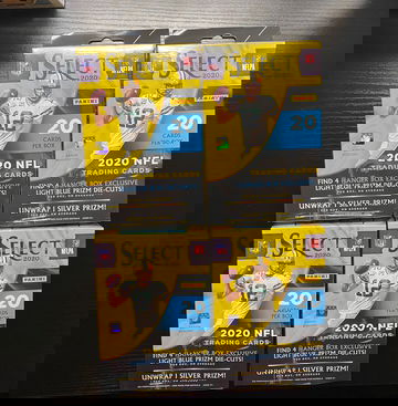 2020 Select Football NFL Hanger Box x4