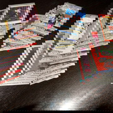 1990 Pro Set Super Bowl Theme Art Complete Set of 24