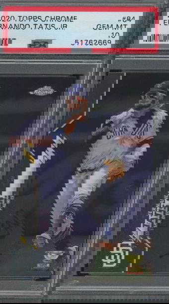 2020 Topps Chrome Fernando Tatis Jr. Rookie Cup PSA 10 GEM MINT