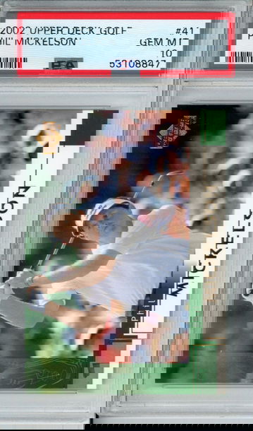 PHIL MICKELSON 2002 Upper Deck #41 Golf PSA 10 GEM MINT