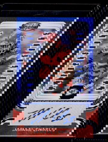 2024 Panini Certified Mirror Signatures Blue Jamaal Charles #MS-JC Auto /30
