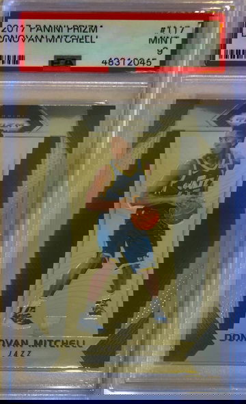 2017 Donovan Mitchell Prizm PSA 9