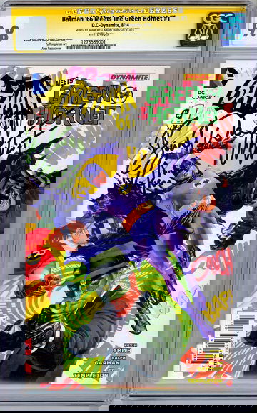 BATMAN ‘66 MEETS THE GREEN HORNET #1 CGC-SS 9.8 SIGND ADAM WEST & BURT WARD 2014