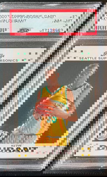 2007-08 Topps Kevin Durant PSA 8