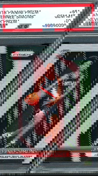 Anfernee Simons Prizm Silver Rookie