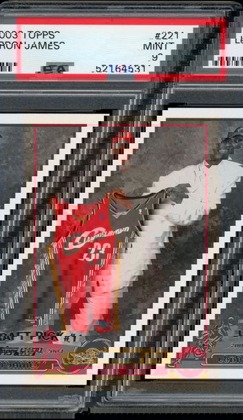 LeBron James 2003 Topps #221 PSA 9 - OBO!