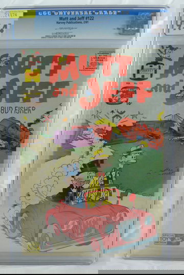 MUTT AND JEFF #122, CGC 9.4 NM