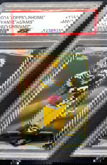 2014 Topps Chrome Davante Adams Facing Forward PSA 9