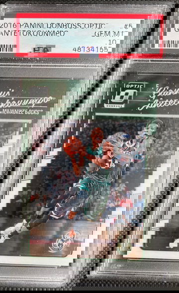 Giannis Antetokounmpo 2016 1st year optic PSA 10