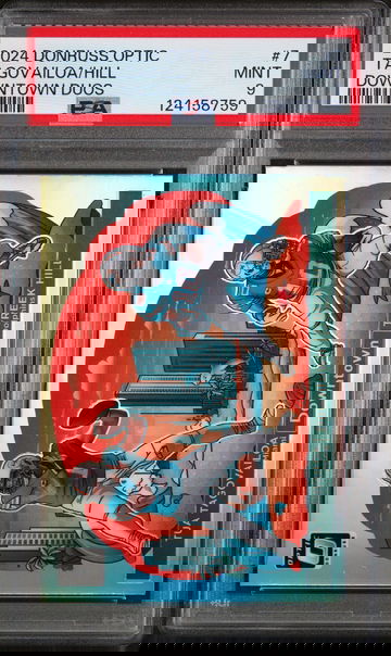 2024 Donruss Optic Downtown Duos Tua Tagovailoa/Tyreek Hill #7 PSA 9