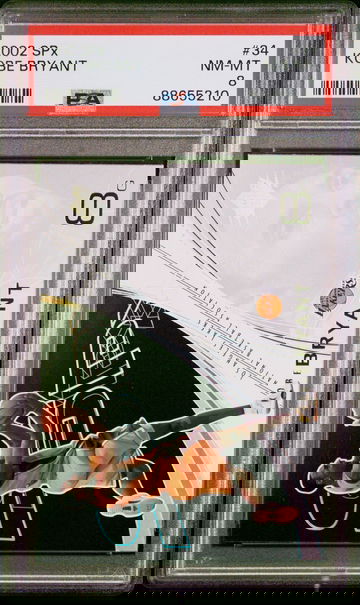 2002 Kobe Bryant SPX 34 PSA 8