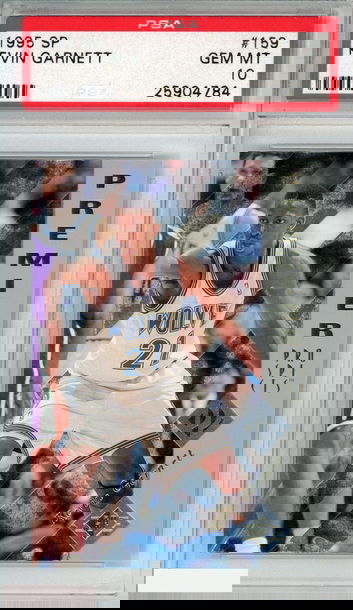 1995 SP KEVIN GARNETT #159 ROOKIE RC MINNESOTA TIMBERWOLVES HOF PSA 10 GEM MT