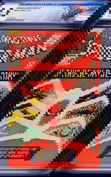 AMAZING SPIDER-MAN #31 CGC 4.5 1ST GWEN STACY HARRY OSBORN WHITE PAGES! 