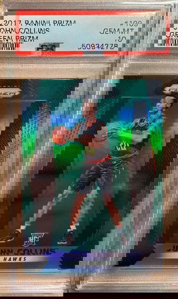 2017 Panini Prizm Green John Collins PSA 10 RC