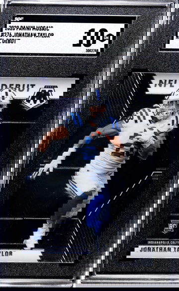 2020 Panini Mosaic #276 Jonathan Taylor Nfl Debut SGC 10