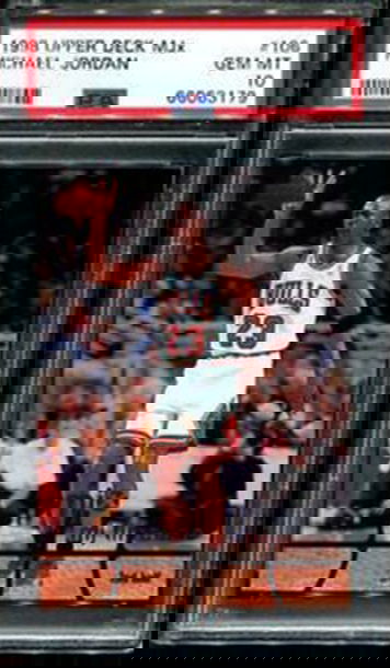 1998 Upper Deck UD MJx MJ Timeline 2nd Half 106 Michael Jordan Chicago Bulls PSA 10 Gem Mint