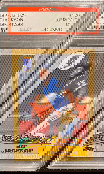 1987 Topps #170 Bo Jackson Future Stars PSA 10