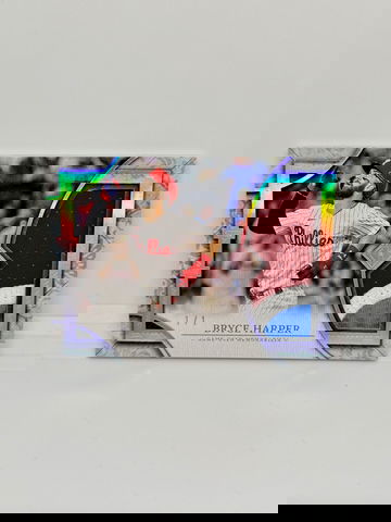 2024 Topps Transcendent BRYCE HARPER Jumbo Patch Platinum 1/1