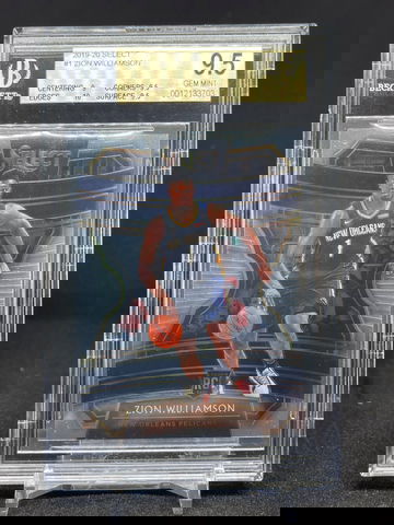 2019-20 Select Zion Williamson Concourse Level rookie Gem Mint BGS 9.5