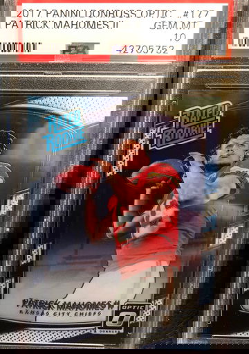 Patrick Mahomes 2017 Optic PSA 10