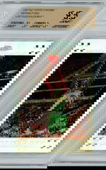 2007-08 Topps Chrome Refractors #131 Kevin Durant RC Rookie 051/1499 BGS 9.5 GEM