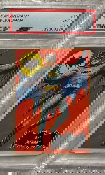 THE BATMAN #1 - 1966 Topps Batman - PSA 3.5 VG+ 