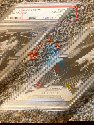 2019 Panini Prizm Ja Morant Rookie Card PSA 10