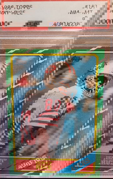 1986 Topps Jerry Rice Rookie Card