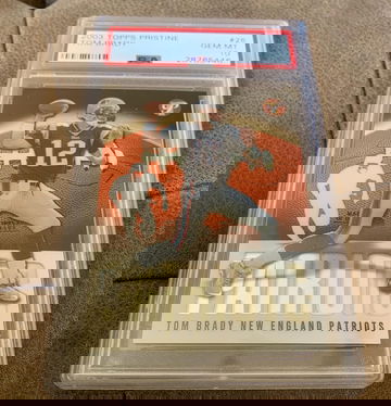 2003 Topps Pristine Tom Brady PSA 10 POP 50
