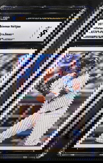 2019 Bowman Heritage Eloy Jimenez Rookie Card CSG 9 Mint