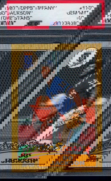 Bo Jackson 1987 Topps Tiffany RC PSA 10