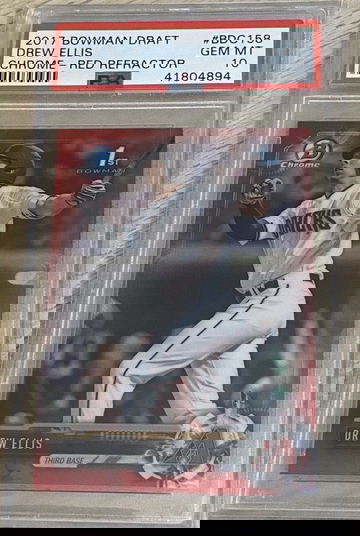 Drew Ellis Red /5 PSA 10