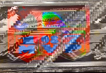 2010 Topps Triple Threads Andre Dawson Jersey Patch Auto /18