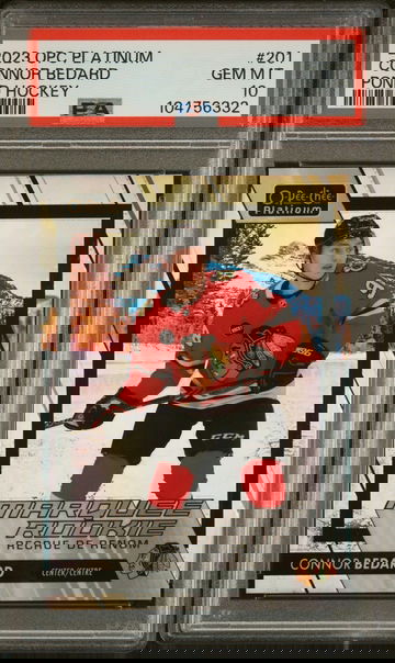 Connor Bedard Pond Hockey 2023 OPC Platinum PSA 10