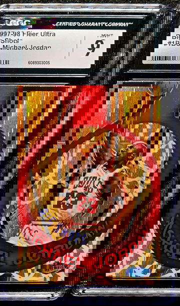 Michael Jordan 1997 Ultra Big Shots #1 Insert CGC 9 MINT Chicago Bulls HOF 