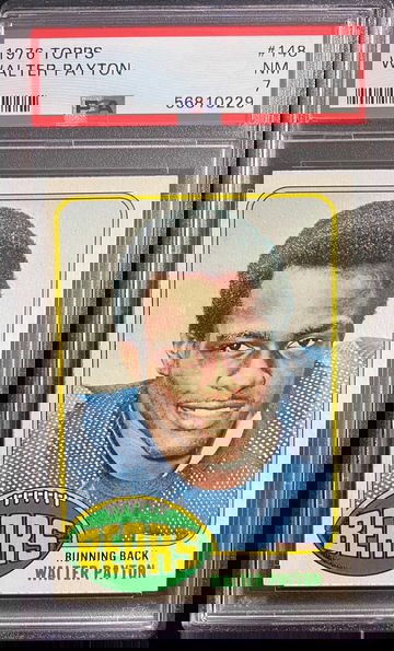 1976 Topps Walter Payton PSA 7