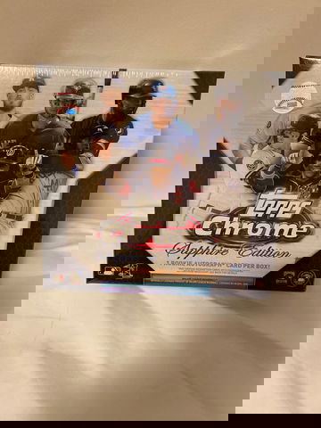 2020 Topps Chrome Sapphire Baseball Hobby Box