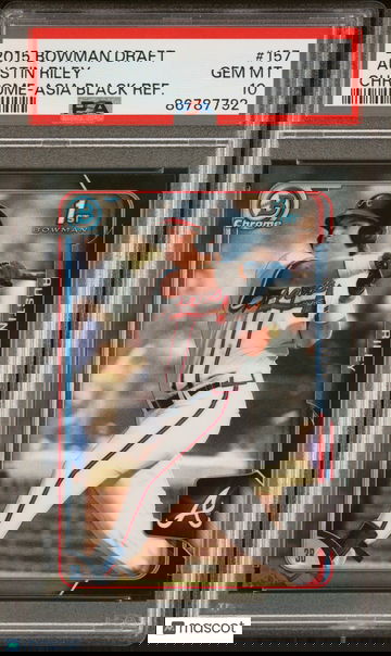 2015 Bowman Draft Austin Riley #157 PSA 10