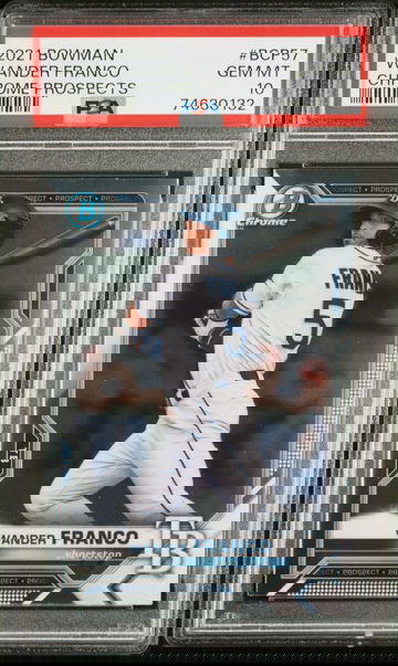 2021 Bowman BCP57 Wander Franco Chrome Prospects PSA 10